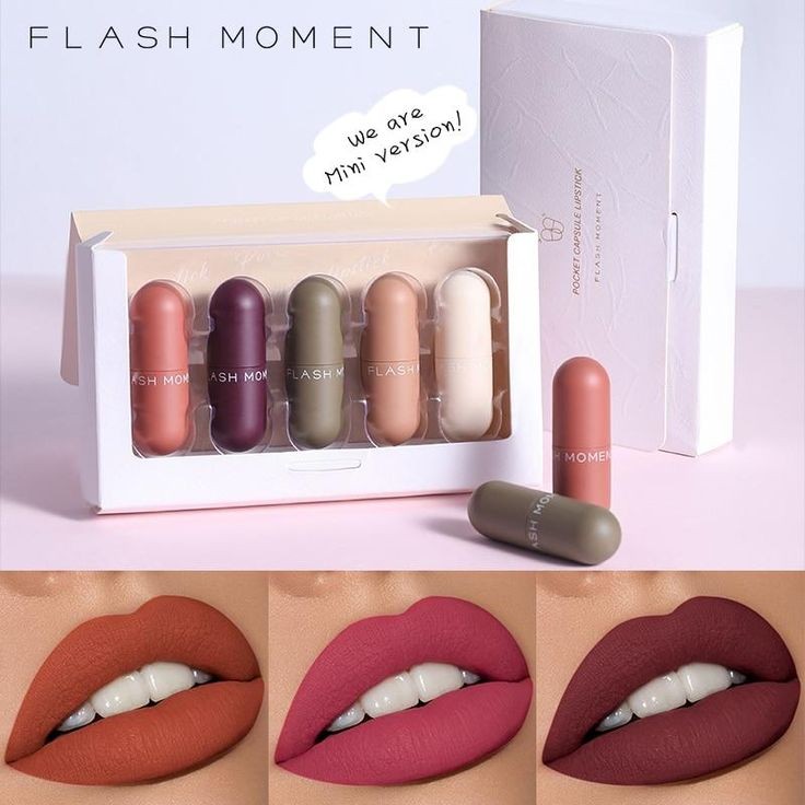 Flash Moment 5-Pieces Mini Lipstick Set
