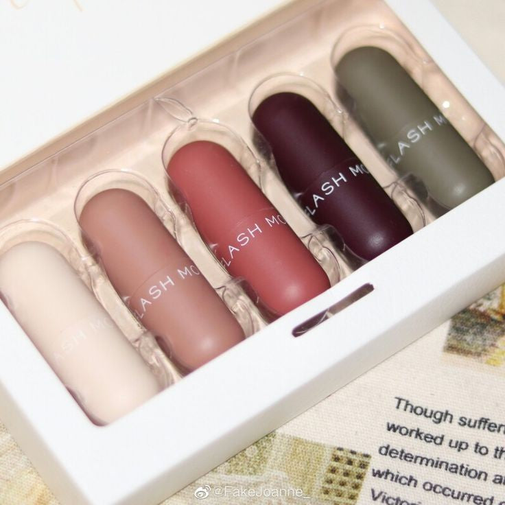 Flash Moment 5-Pieces Mini Lipstick Set