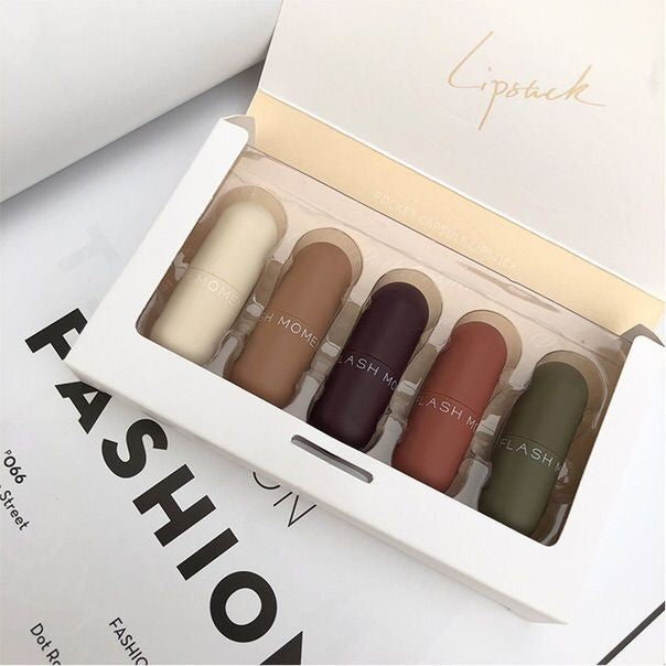 Flash Moment 5-Pieces Mini Lipstick Set